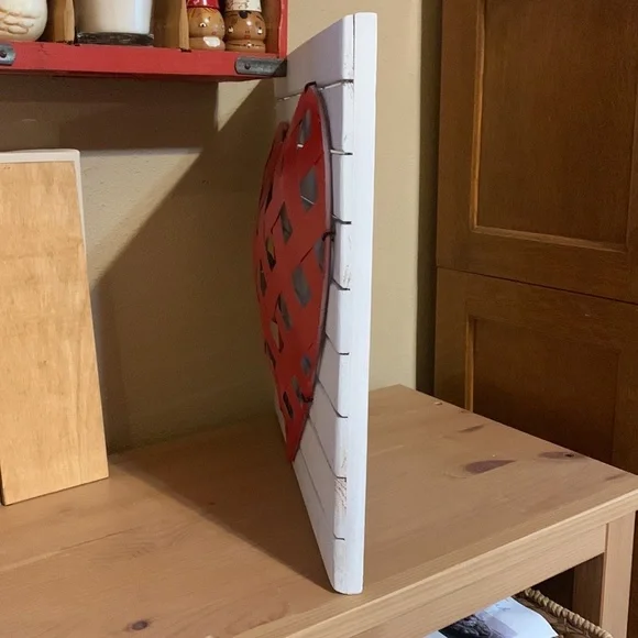 Handmade Rustic Farmhouse Wood & Metal Sign - Picture 4 of 5